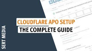 Cloudflare Automatic Platform Optimization Tutorial 2020 - Setup Cloudflare APO on WordPress