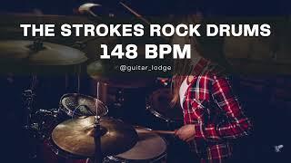 Free Rock Drum Track - The Strokes Style - Metronome - 148 BPM