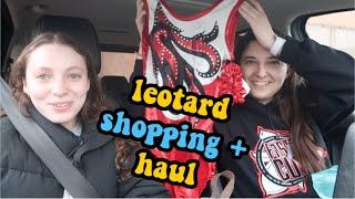 shop with me for gymnastics leotards + haul!