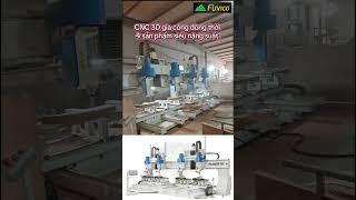 CNC 3D 5 trục - Gia công đồng thời 4 sản phẩm P3 / Duy Hậu- Đại Phúc Vinh CNC #cnc #machine #fuvico