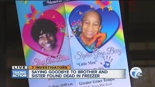 Funeral for kids found in freezer