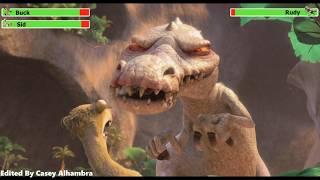 Ice Age: Dawn of the Dinosaurs (2009) Final Battle with healthbars (500K Subscribers Special)