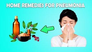 Home Remedies For Pneumonia | Natural Remedies For Pneumonia | Treatment For Pneumonia