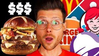 Eating Fast Food Restaurants' MOST EXPENSIVE Menu Items