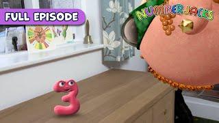 Very Shapely – Wee Three Phone Home | Numberjacks DOUBLE Full Episodes