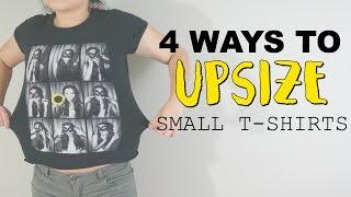 4 WAYS TO UPSIZE T-SHIRTS! @coolirpa