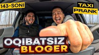 Taksida prank 143-soni Qo'qonlik bloger Xusan (Shepim) aka bilan bo'ldi