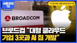브로드컴 "대형 클라우드 기업 3곳과 AI 칩 개발"