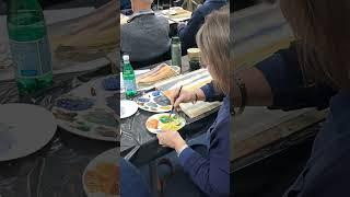 Charles Evans joined us for 2 days of watercolour fun! Book your place at: www.saa.co.uk/workshops