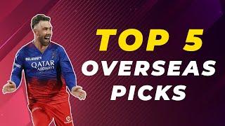 IPL 2025: Who can be the Top 5 Overseas Picks?