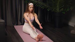 Yoga girl flexibility and stretching ‍️
