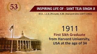 INSPIRING LIFE OF - SANT TEJA SINGH JI