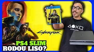 Testando CYBERPUNK 2077 no PS4 Slim em 2025