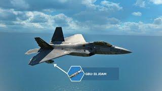 F-22 Raptor - Using GBU-31 JDAM.. Almost Full Upgrade.. - MWT: Tank Battles Review and Gameplay