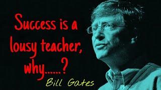 Motivation Video //Success is a lousy teacher //Bill Gates //Shorts //Quotes