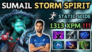  7.36a SUMAIL STORM SPIRIT Midlane Insane COMEBACK  1313 XPM Storm Spirit - Dota 2