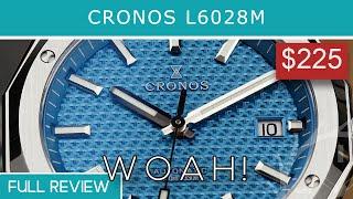 integrated Bracelet on a budget  Cronos Skyline L6028m Full review