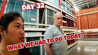 Day 32 | House Extension | Why There's Only Two Workers Showed Up! What We Did!