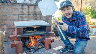 I MADE A BRICK PIZZA OVEN and Foraged for Pizza Ingredients | Black Trumpet Mushrooms and Clams