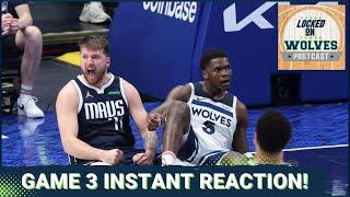 Locked On Wolves POSTCAST: T-Wolves COLLAPSE Again vs. Mavericks Late In Game 3 (INSTANT REACTION)