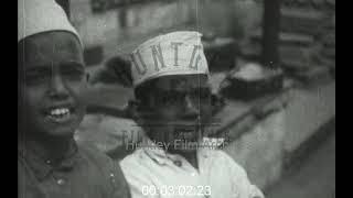 Wonderful Street Scenes in Varanasi India, 1930s - Archive Film Huntley 1087960