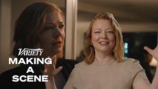 Sarah Snook & the 'Succession' Team Break Down That Harrowing Balcony Fight | Making a Scene