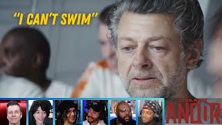 Reactors Reacting to KINO LOY "I CAN'T SWIM" | Andor 1x10 "One Way Out"