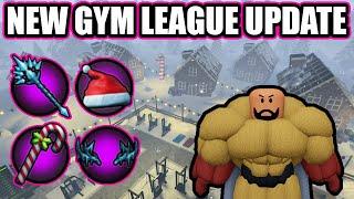 NEW WINTER UPDATE ON GYM LEAGUE ROBLOX