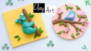 3D Clay Art | Clay Art Tutorial | Air dry clay crafts | DIY clay animals easy