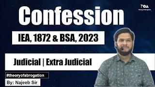 Confession under Evidence Act || Judicial & Non Judicial