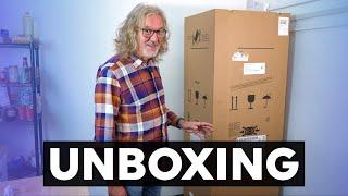 James May unboxes his custom James May fridge