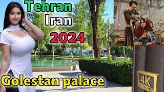 Iran Golestan palace tehran 2024/The best tourist attraction in the heart of historical beauty