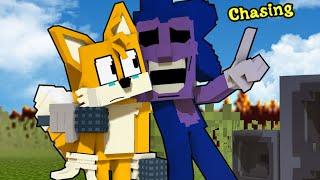 "Chasing" FNF VS Tails.EXE But Tails becomes majin (Minecraft Animation)