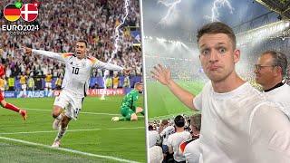 LIGHTNING STOPS the MATCH! GERMANY STRIKE DENMARK OUT