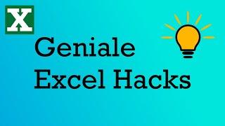 10 geniale Excel Hacks (Tipps und Tricks)