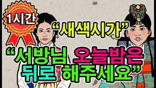 조선시대야담.산골짜기에서 혼자거닐고있는 마님을 숨어기다리는 머슴돌쇠.1시간몰아보기[야담/민담/전설/설화/옛날이야기]