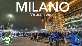 San Siro Milan - The Iconic Football Stadium in Milan Walking Tour 4k