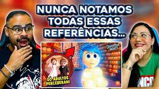 REACT SESSÃO NERD | DETALHES que você PERDEU em DIVERTIDA MENTE (Pixar / Disney)