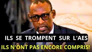 Abdoulaye Diop explique l'AES: voici ce que les gens doivent comprendre.