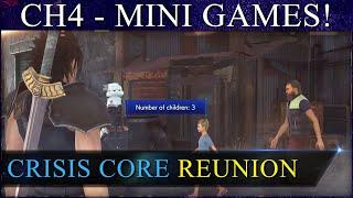 FF7 Crisis Core Reunion Walkthrough | Chapter 4 ANNOYING Mini Games! | Part 6