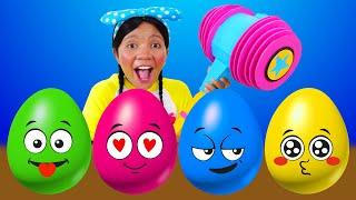 Surprise Eggs Kids Songs | Johny FamilyShow | Nursery Rhymes