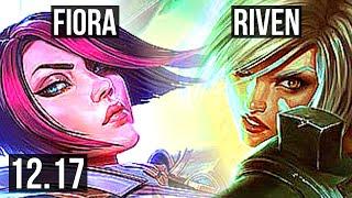 FIORA vs RIVEN (TOP) | 5/1/3, 900K mastery | EUW Grandmaster | 12.17