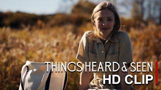 Catherine and Eddie at the lake | Amanda Seyfried, Alex Neustaedter - Things Heard & Seen (2021)