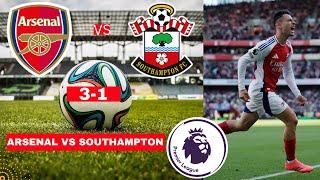 Arsenal vs Southampton 3-1 Live Stream Premier League EPL Football Match Score Highlights Gunners