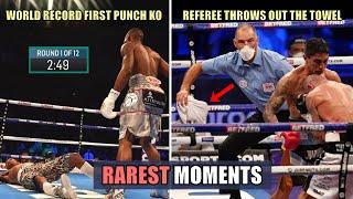 Boxing's Rarest Moments