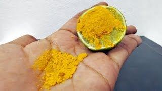 Instant Glowy Skin Hand Face Pack Skin Whitening With Turmeric & Lemon | Skin Care Beauty Tips