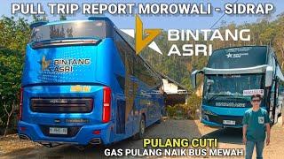 BUS BINTANG ASRI MOROWALI - MAKASSAR  | full trip perjalanan naik bus mewah morowali sidrap 450 K