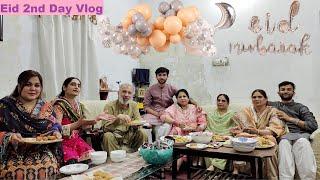 Eid 2nd Day Vlog | Mamu K Ghar Gaye Dawat Per | Waha Per Kon Kon Aya? Family Get Together