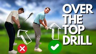 How I Stopped Swinging Over The Top in Golf WITH THIS DRILL