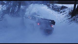 Grégoire Munster Snow Testing / Rallye Monte Carlo 2025 / Ford Puma rally 1